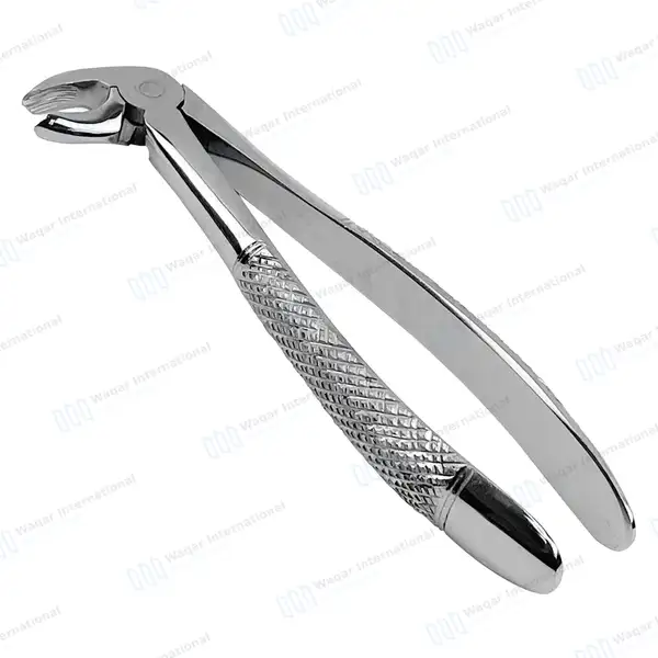 English Extracting Forceps #22 for Lower Molars - surgical instruments manufactured by Waqar International, Sialkot - view 2