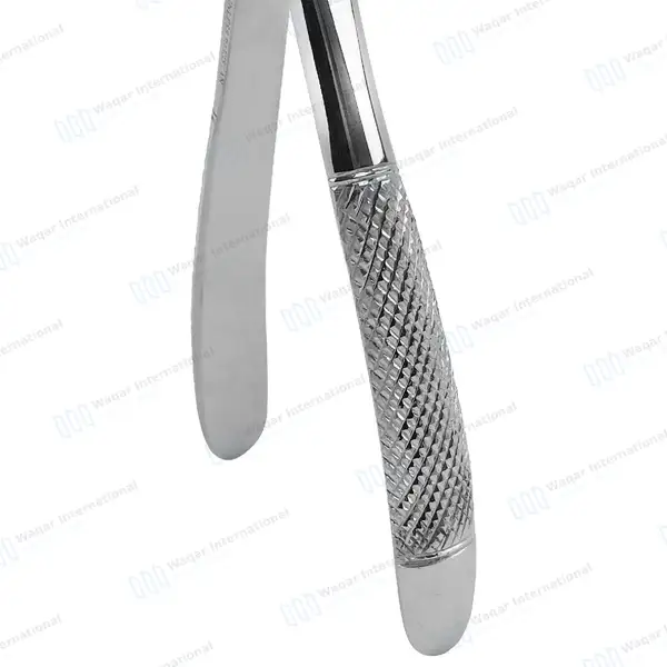 English Extracting Forceps #22 for Lower Molars - surgical instruments manufactured by Waqar International, Sialkot - view 4
