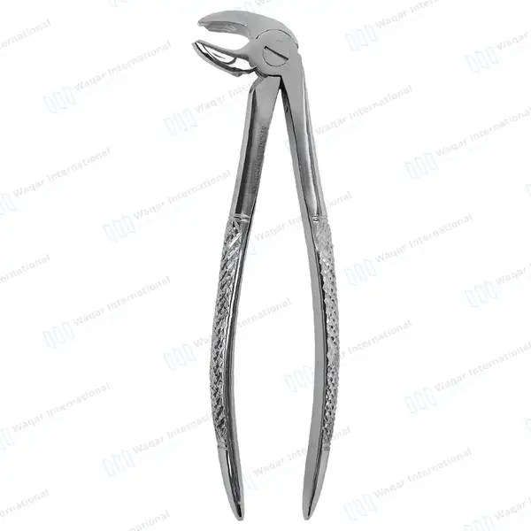English Extracting Forceps #22 for Lower Molars - surgical instruments manufactured by Waqar International, Sialkot - view 5