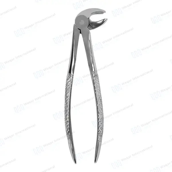 English Extracting Forceps #22 for Lower Molars - surgical instruments manufactured by Waqar International, Sialkot - view 6