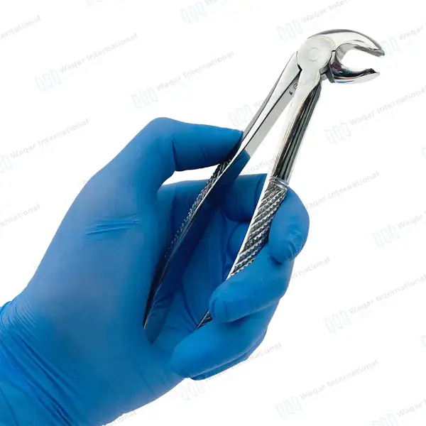 English Extracting Forceps #22 for Lower Molars - surgical instruments manufactured by Waqar International, Sialkot - view 8