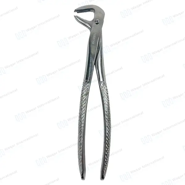 English Extracting Forceps #73 Lower Molars - surgical instruments manufactured by Waqar International, Sialkot - view 7