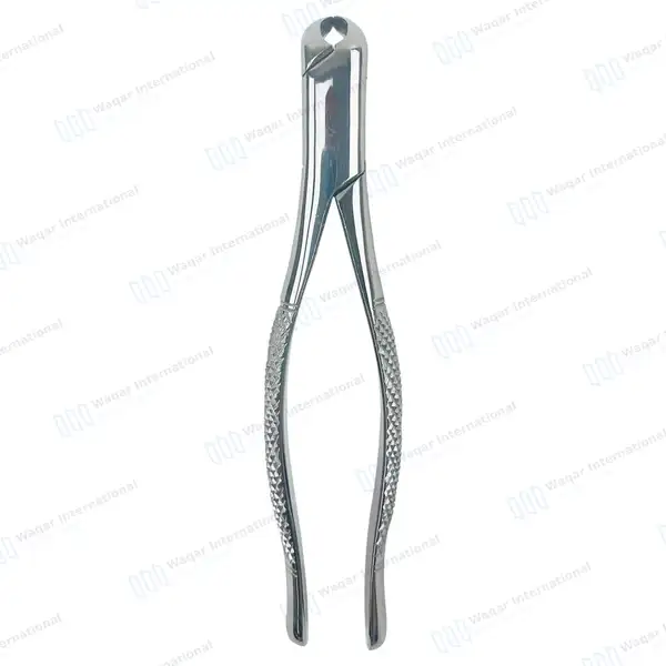 Dental Extracting Forceps No.44 Lower Anterior - dental instruments manufactured by Waqar International, Sialkot - view 5