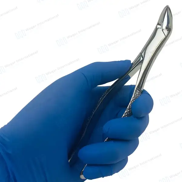 Dental Extracting Forceps No.44 Lower Anterior - dental instruments manufactured by Waqar International, Sialkot - view 8