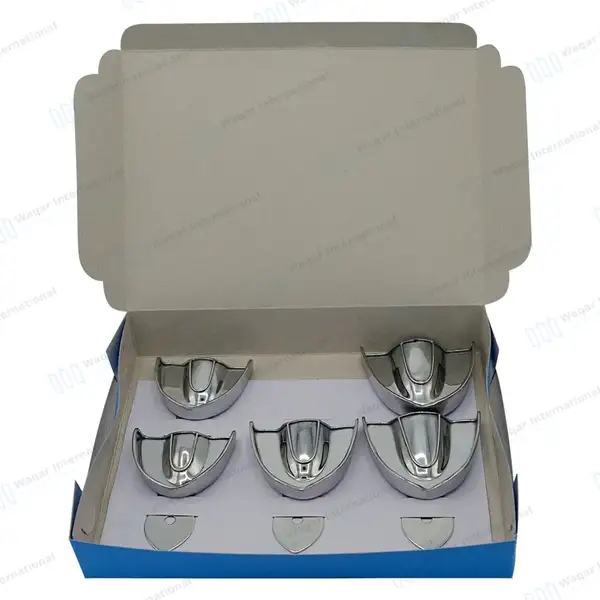 10 Dental Impression Tray Set Solid Upper & Lower XS, S, M, L, XL - surgical instruments manufactured by Waqar International, Sialkot - view 5