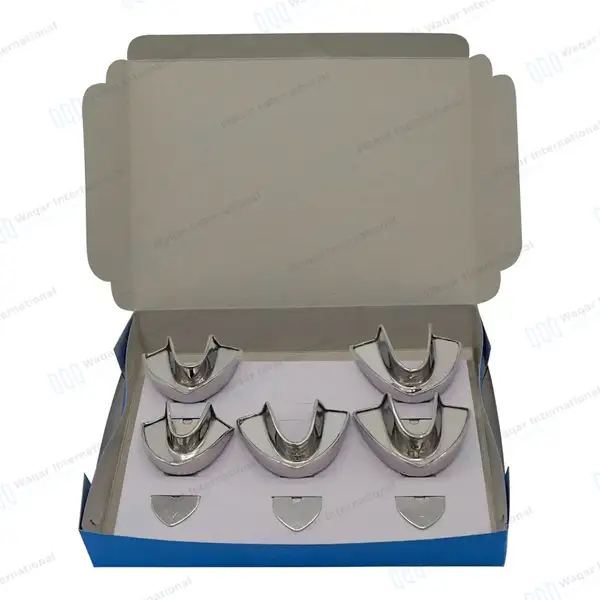 10 Dental Impression Tray Set Solid Upper & Lower XS, S, M, L, XL - surgical instruments manufactured by Waqar International, Sialkot - view 6