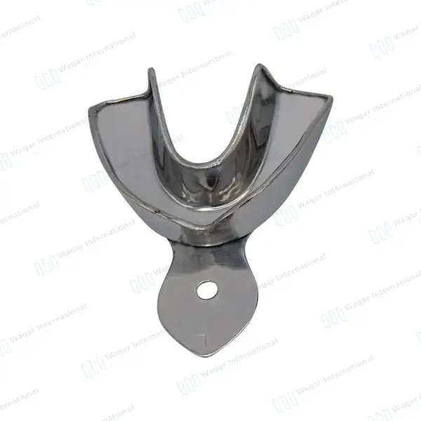 10 Dental Impression Tray Set Solid Upper & Lower XS, S, M, L, XL - surgical instruments manufactured by Waqar International, Sialkot - view 7