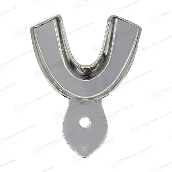 8 Solid Dental Impression Trays Set Upper & Lower  XS, S, M, L - surgical instruments manufactured by Waqar International, Sialkot - view 6