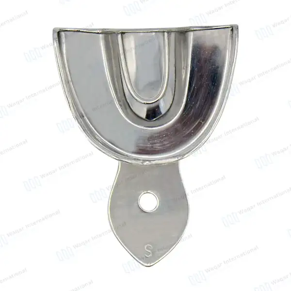 8 Solid Dental Impression Trays Set Upper & Lower  XS, S, M, L - surgical instruments manufactured by Waqar International, Sialkot - view 7