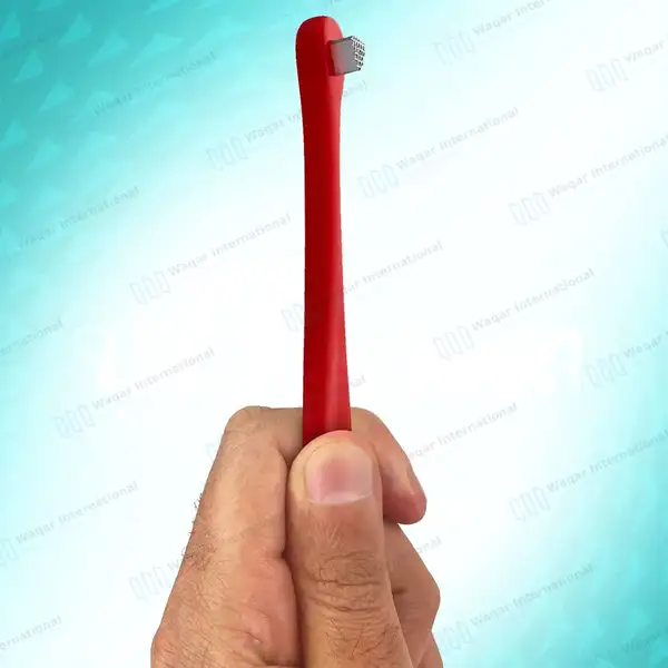 Molar Band Seater Bite Sticks Red with Serrated Tip - surgical instruments manufactured by Waqar International, Sialkot - view 5