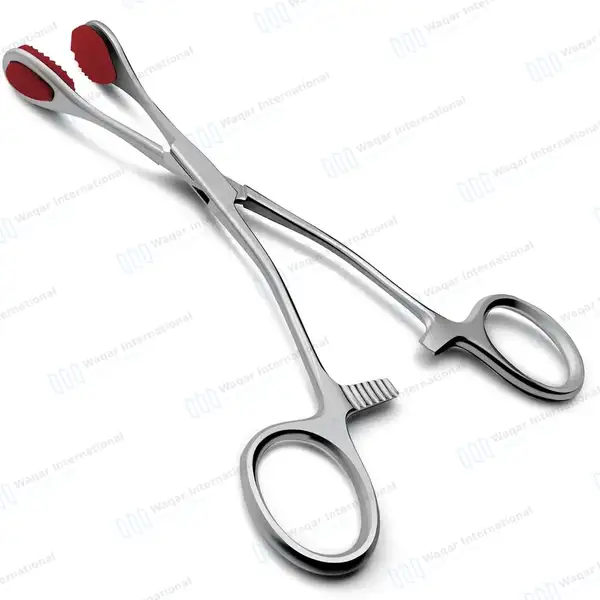 50 Pcs Young Tongue Seizing Forceps 6.5″ - surgical instruments manufactured by Waqar International, Sialkot - view 2