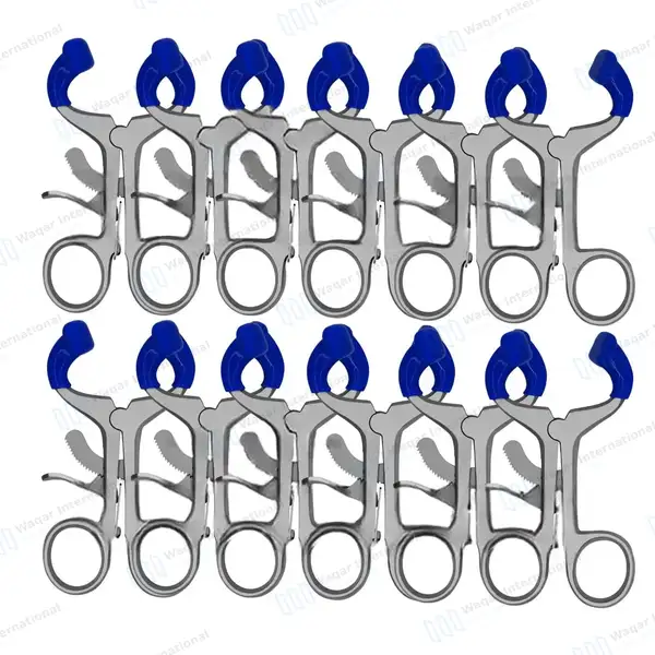 12 Molt Mouth Gag Blue 3.5″ Dental Surgical - surgical instruments manufactured by Waqar International, Sialkot - view 2
