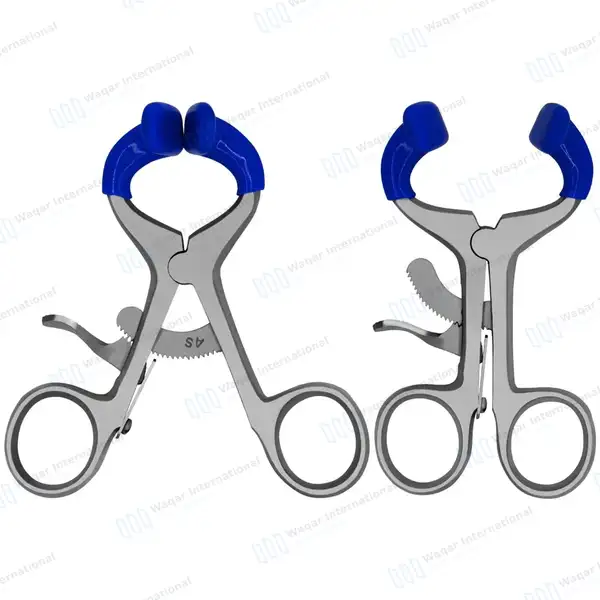 12 Molt Mouth Gag Blue 3.5″ Dental Surgical - surgical instruments manufactured by Waqar International, Sialkot - view 7