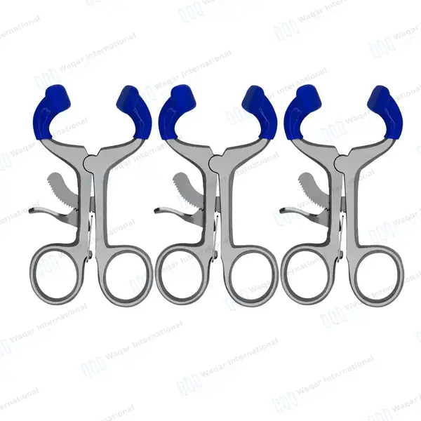 3 Molt Mouth Gag Blue 3.5″ Dental Surgical - surgical instruments manufactured by Waqar International, Sialkot - view 2