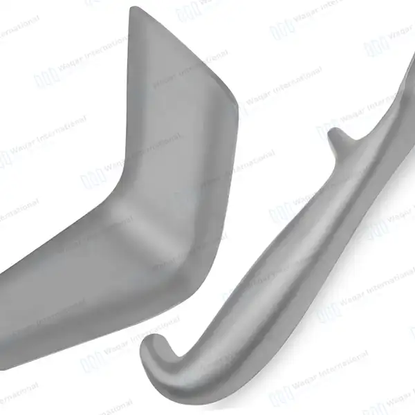 3 Pcs Doyen Vaginal Retractor Set 9″ (22.9cm) Small, Medium & Large - surgical instruments manufactured by Waqar International, Sialkot - view 5