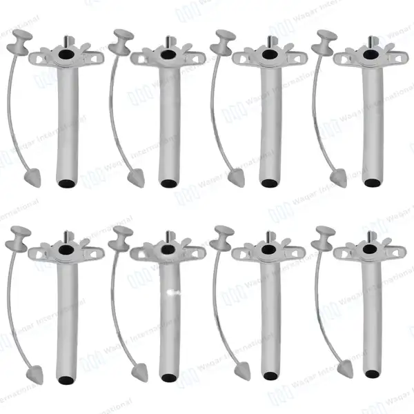 8 Pcs Jackson Trachea Tubes Set Size #3 – #10 - surgical instruments manufactured by Waqar International, Sialkot - view 2