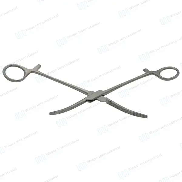 2 Pean Hemostat Forceps Set 7.25″ Straight & Curved Fishing Clamps - surgical instruments manufactured by Waqar International, Sialkot - view 7