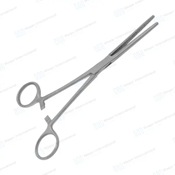 2 Pean Hemostat Forceps Set 7.25″ Straight & Curved Fishing Clamps - surgical instruments manufactured by Waqar International, Sialkot - view 8