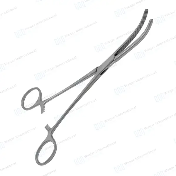 2 Pean Hemostat Forceps Set 8″ Straight & Curved Fishing Clamps - surgical instruments manufactured by Waqar International, Sialkot - view 9