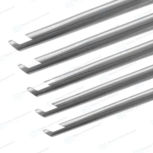 5 Pcs Kerrison Rongeurs Set 7″ Shaft 40 Degree Up 1-5mm Bite Gold Handle - surgical instruments manufactured by Waqar International, Sialkot - view 5