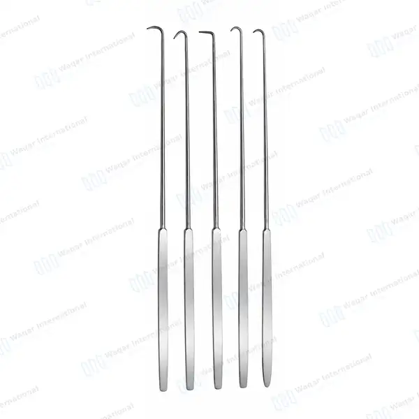 5 Pcs Emmett Uterine Tenaculum Hook Set - surgical instruments manufactured by Waqar International, Sialkot - view 2