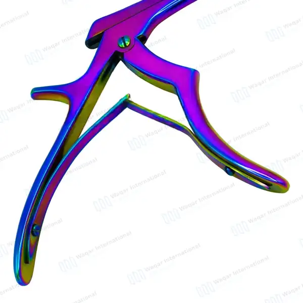 5 Rainbow Kerrison Rongeurs 7″ Shaft 40° Up Thin Footplate 1mm-5mm Bite - surgical instruments manufactured by Waqar International, Sialkot - view 6