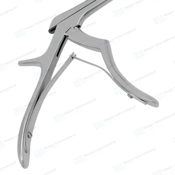 5 Pcs Kerrison Rongeurs Set 7″ Shaft 40° Up Thin Footplate 1mm-5mm Bite - surgical instruments manufactured by Waqar International, Sialkot - view 6