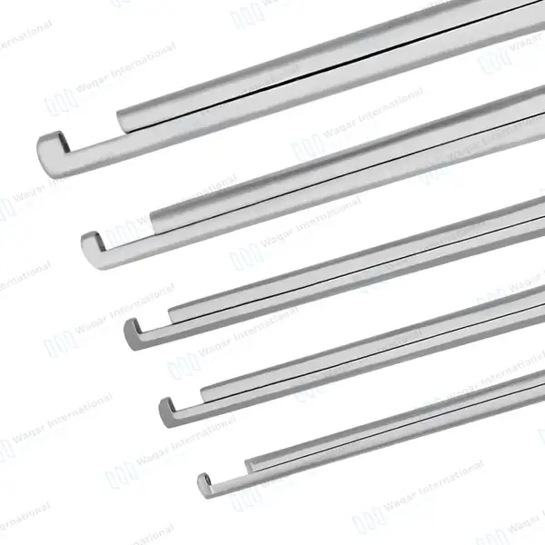 5 Kerrison Rongeurs Set 7″ Shaft 90° Up Thin Footplate 1mm-5mm Bite - surgical instruments manufactured by Waqar International, Sialkot - view 4