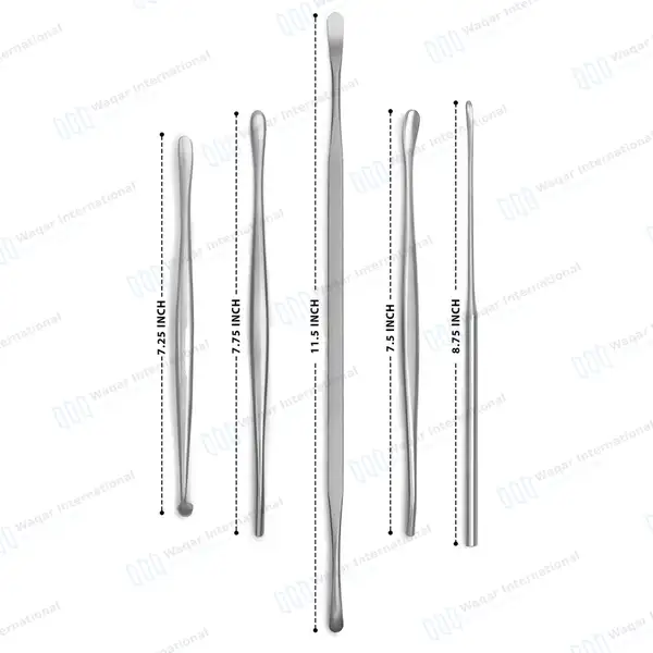 5 Pcs Penfield Dissectors Set - surgical instruments manufactured by Waqar International, Sialkot - view 3