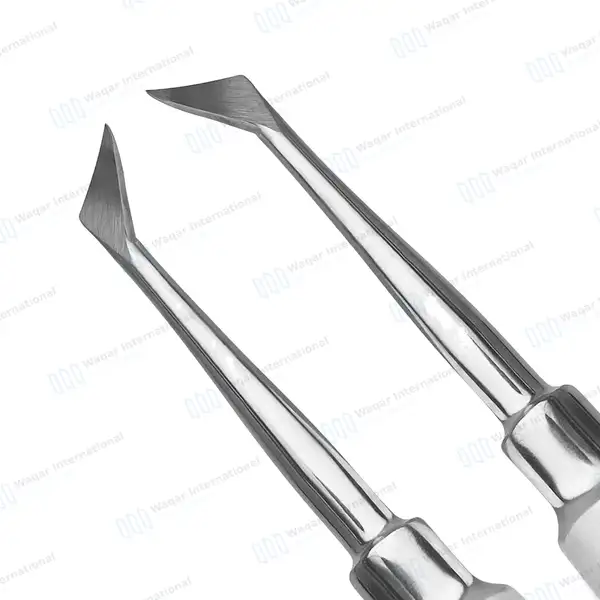 2 Pcs Cryer Root Elevator Set #44 & #45 - dental instruments manufactured by Waqar International, Sialkot - view 4