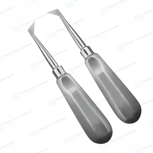 2 Pcs Cryer Root Elevator Set #44 & #45 - dental instruments manufactured by Waqar International, Sialkot - view 6