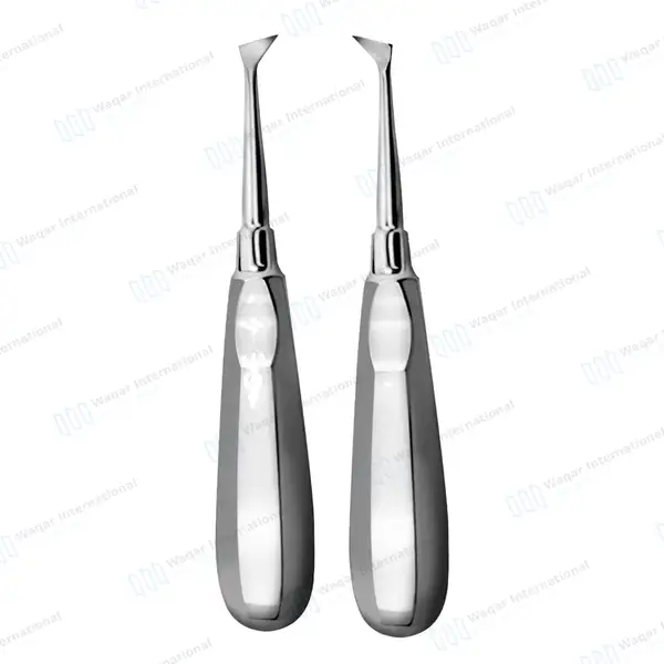 2 Pcs Cryer Root Elevator Set #25 & #26 - dental instruments manufactured by Waqar International, Sialkot - view 2