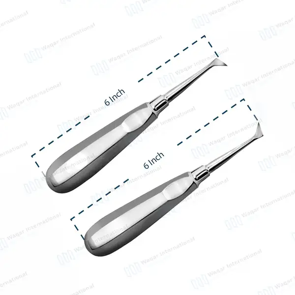 2 Pcs Cryer Root Elevator Set #25 & #26 - dental instruments manufactured by Waqar International, Sialkot - view 3