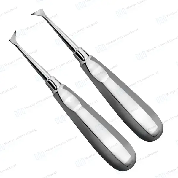 2 Pcs Cryer Root Elevator Set #25 & #26 - dental instruments manufactured by Waqar International, Sialkot - view 8