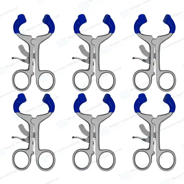 6 Molt Mouth Gag Blue 3.5″ Dental Surgical - surgical instruments manufactured by Waqar International, Sialkot - view 2