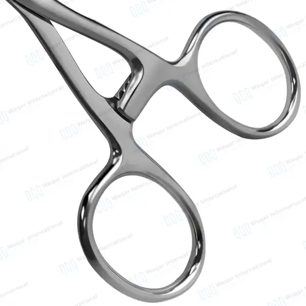 Collins Tongue Seizing Forceps 6.75″ (17.1cm) Jaws 25mm Wide - surgical instruments manufactured by Waqar International, Sialkot - view 8