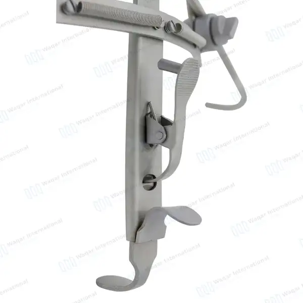 Dingman Mouth Gag Retractor with 3 Blades Set Oral Dental Instrument - surgical instruments manufactured by Waqar International, Sialkot - view 8