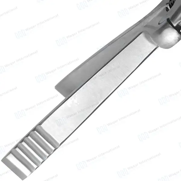 Heister Mouth Gag 5″ Serrated Jaws with Screw-Lock - surgical instruments manufactured by Waqar International, Sialkot - view 3
