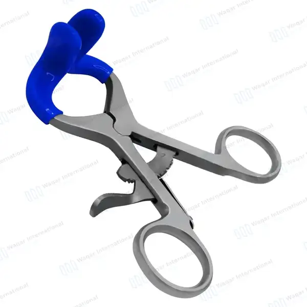 Molt Mouth Gag Blue 4.5″ Dental Surgical - surgical instruments manufactured by Waqar International, Sialkot - view 2