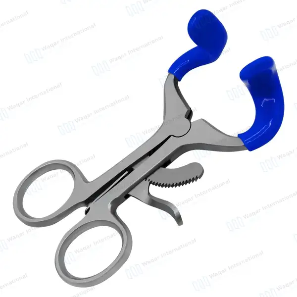 Molt Mouth Gag Blue 4.5″ Dental Surgical - surgical instruments manufactured by Waqar International, Sialkot - view 6