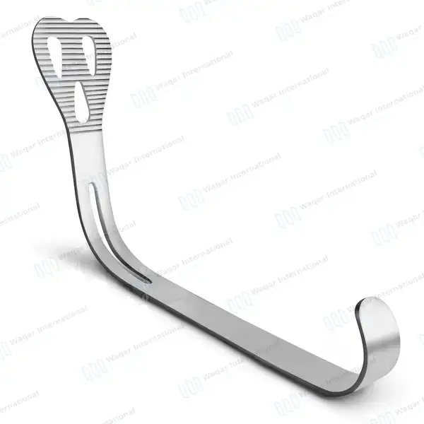 Wieder Tongue Depressor Large Blade 36mm Wide Serraed - surgical instruments manufactured by Waqar International, Sialkot - view 2
