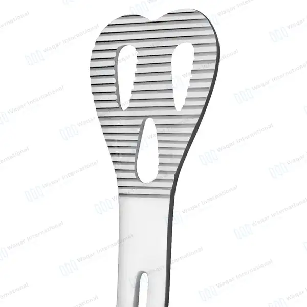 Wieder Tongue Depressor Large Blade 36mm Wide Serraed - surgical instruments manufactured by Waqar International, Sialkot - view 4