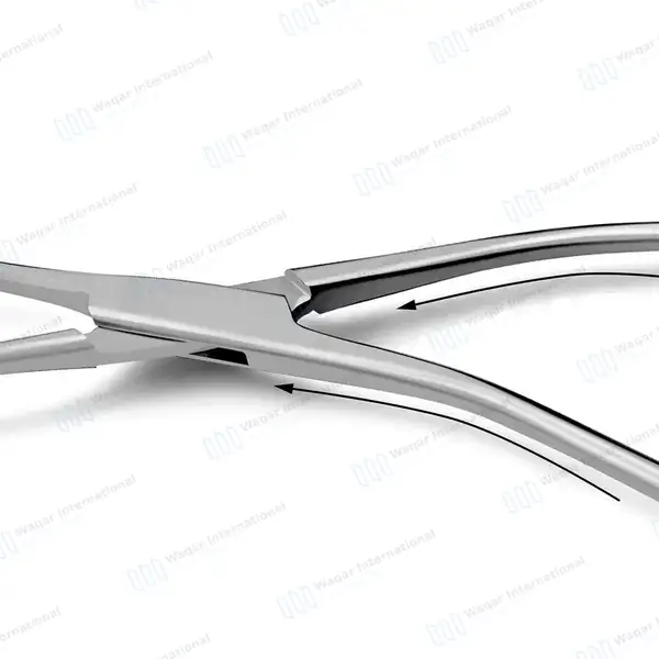 Young Tongue Forceps 16.5cm - surgical instruments manufactured by Waqar International, Sialkot - view 7