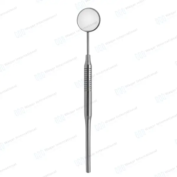 Dental Mouth Mirror #5 with Hollow Handle - surgical instruments manufactured by Waqar International, Sialkot - view 5