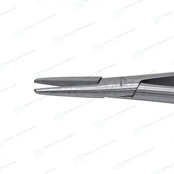Castroviejo Micro Needle Holder 4.5″ Straight with Smooth Tip - surgical instruments manufactured by Waqar International, Sialkot - view 2