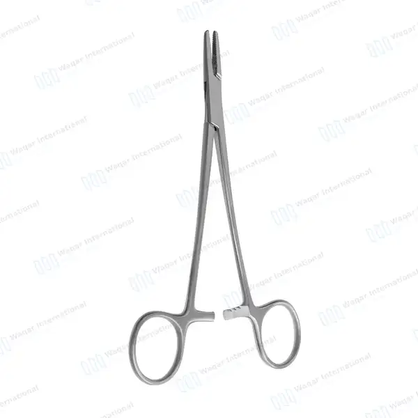 Crile Wood Needle Holder 6″ - surgical instruments manufactured by Waqar International, Sialkot - view 2