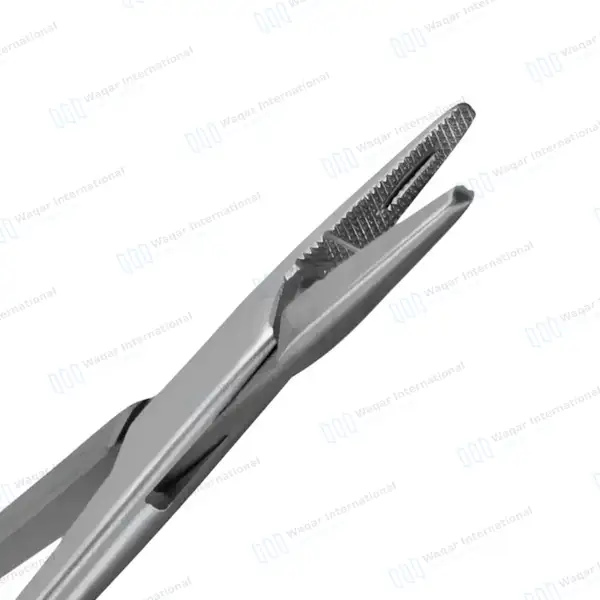Crile Wood Needle Holder 6″ - surgical instruments manufactured by Waqar International, Sialkot - view 4