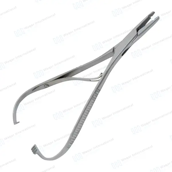 Mathieu Needle Holder 5.5″ Hole Notch Tip - surgical instruments manufactured by Waqar International, Sialkot - view 6