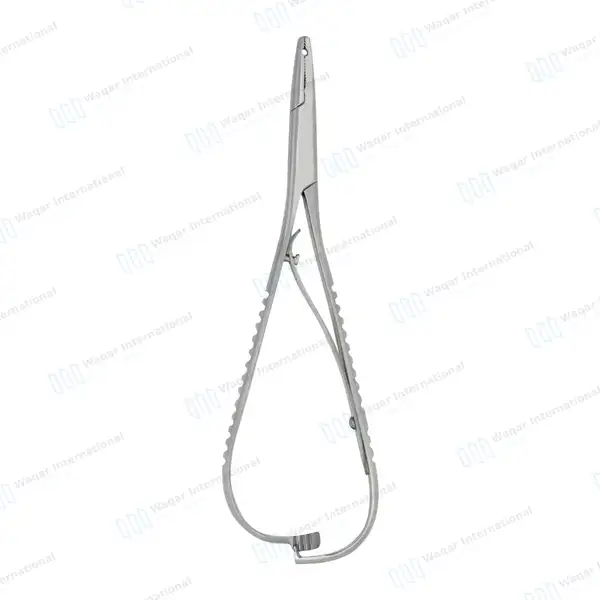 Mathieu Needle Holder 5.5″ Hole Notch Tip - surgical instruments manufactured by Waqar International, Sialkot - view 8
