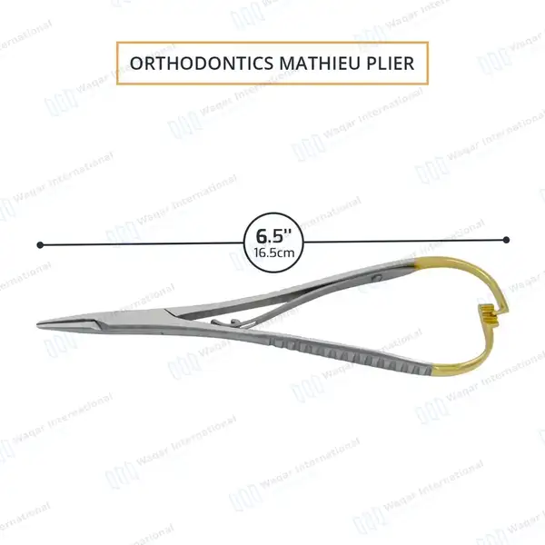 TC Mathieu Needle Holder 6.5″ Surgical Dental - surgical instruments manufactured by Waqar International, Sialkot - view 2